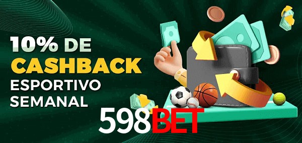 10% de bônus de cashback na 598Bet